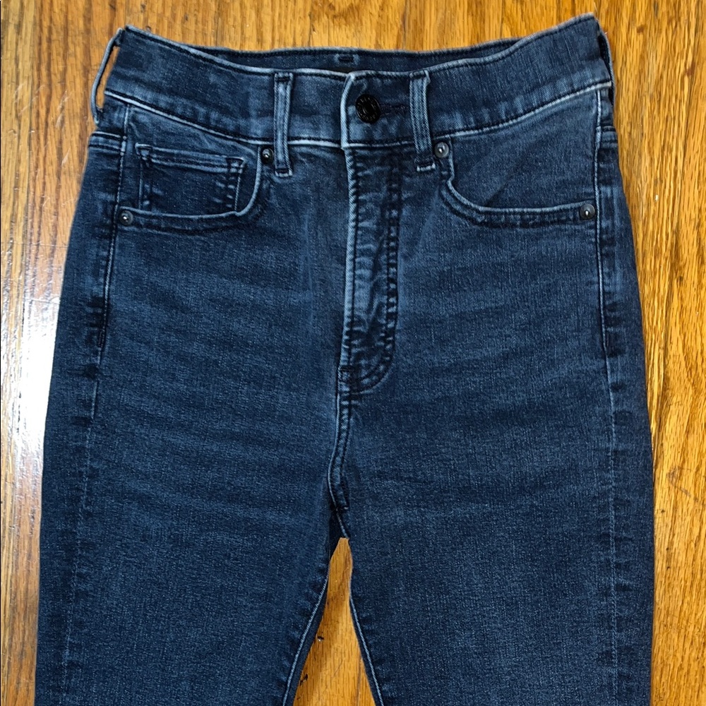 Express Skinny High Rise Blue Women's Jeans Size 00R - Picture 4 of 10